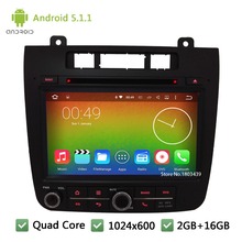 Quad Core DAB+ WIFI Android 5.1.1 2Din 8″ 1024*600 Car DVD Player Radio Audio Stereo Screen For Volkswagen VW TOUAREG 2011-2016
