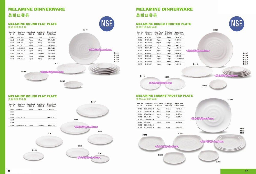 melamine dishes for sale