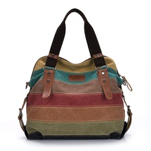 High Quality Fashion Messenger Bags Canvas Super Patchwork Travel Crossbody Canvas Bag Shopping Tote Handbag Casual Shoulder Bag