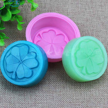 1Pcs Hot Alfalfa Shaped Silicone Mold clover letter Fondant Cake 3D soap Mould Bakeware Kitchen Soap Accessories Cooking Tools