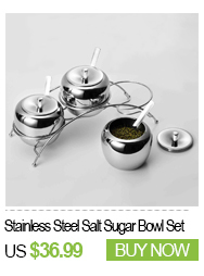 Stainless Steel Salt Sugar Bowl Set
