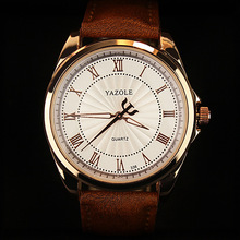 2016 YAZOLE Brand LuxuryMens Watches Famous Quartz Watch Men Wristwatches Male Clock Wrist Watch Quartz watch