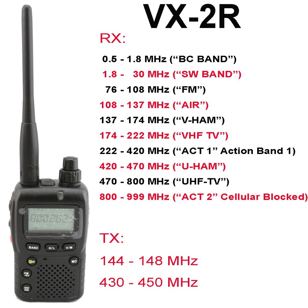 yaesu radio VX 2R vertex cb radio transceiver dual band HF radio air