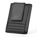 100 Genuine Cowhide Wallet Men Leather vintage Designer Cluch High Quality MalePurse Short Money Clip with
