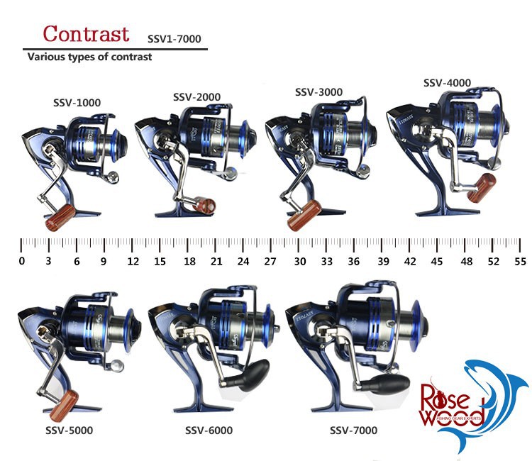 rosewodd fishing 10+1BB cheap spinning reels 1000 2000 3000 4000 5000 6000 7000 best saltwater beach boat rock sea lure ice spinning fishing reel  (3)