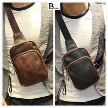 Hot new design fashion retro men chest pack mini cross Body bag hiking travel bags small sports chest bag outdoor