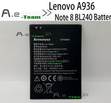 Lenovo Note 8 Battery BL240 High Quality 3300mAh Replacement Backup Battery For Lenovo Note 8 A936 Smartphone Free Shipping