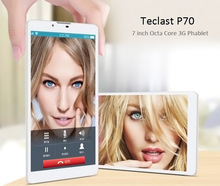 Original Teclast P70 3G 7inch Phone Call Tablet PC Octa Core 64Bit Processor MTK8392 1280 800