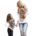 Winter Scarf Tartan Plaid scarf Cashmere Pashmina Designer Blanket Scarf Hickness Hot Handkerchief Soft Luxury Brand