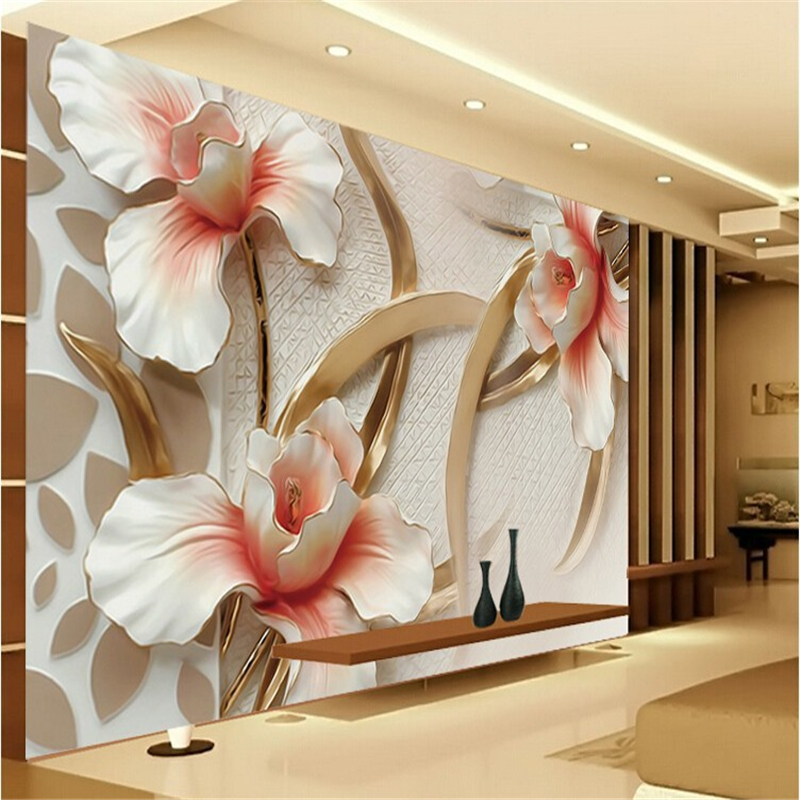 Custom 3d photo wall paper 3D stylish minimalist modern European large mural living room 3d wallpaper for walls contact paper