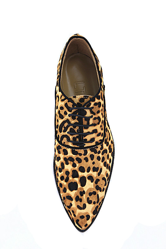 leopard pointed toe loafers