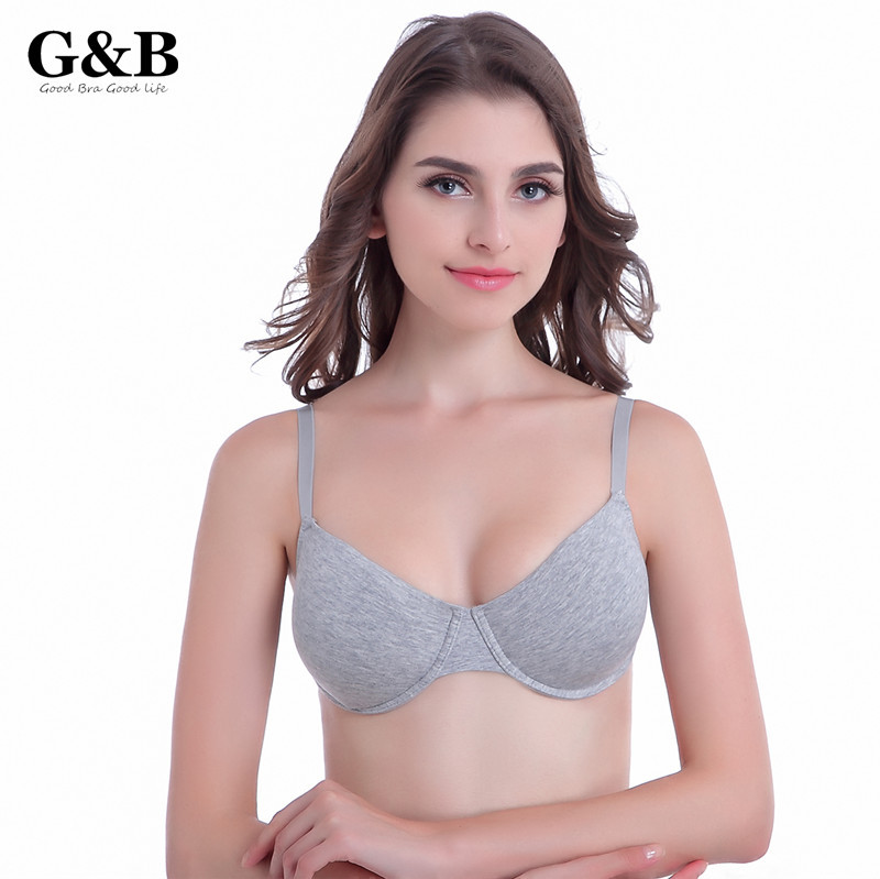 2015 New Arrival Women Comfortable Underwear Ultra Thin Seamless Black Gray White Color Choose Bra B