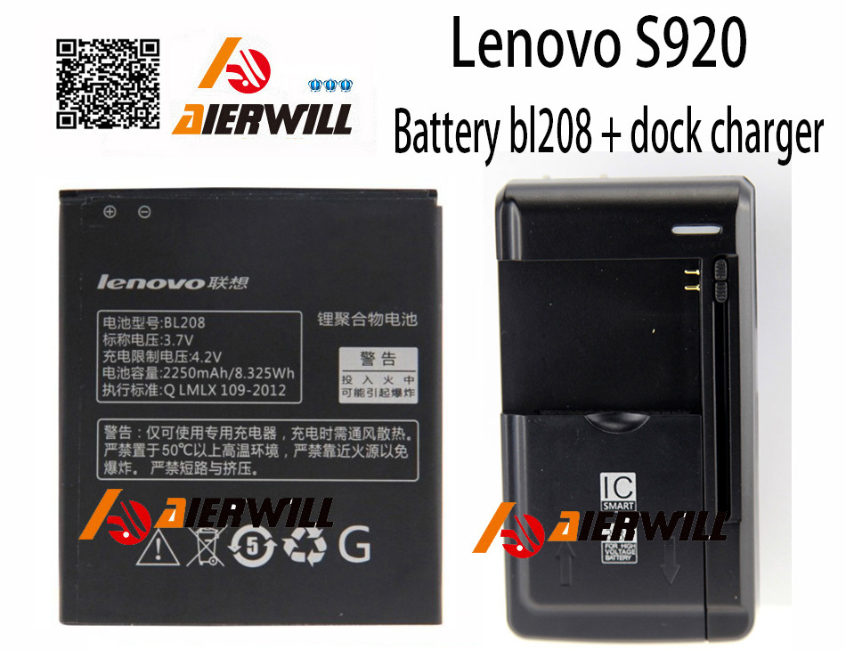  = 1 .     + 1 . Lenovo S920  2250  BL208 100%       Bateria