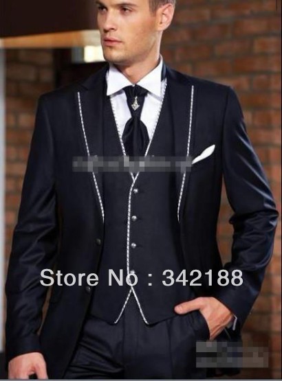 Cheap Groom Tuxedos Best Man For Suit Western Wedding Groomsmen Men 