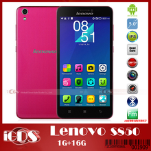 Original Lenovo s850 MTK6582 Quad Core 5.0″ IPS Screen Cell Phone 1.3GHz android 4.4 13MP camera 3G WCDMA NFC GPS smartphone