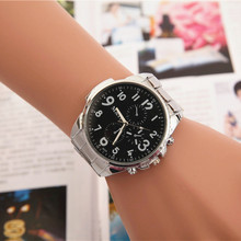 Blanco y negro moda relojes para hombres relojes de primeras marcas de lujo Casual Business Watch Men reloj montre homme relogios masculinos 2015