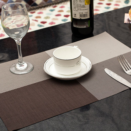 Hot sellFree Shipping Home Decor Kitchen Dining Placemat font b Chequer b font Pane Cage PVC