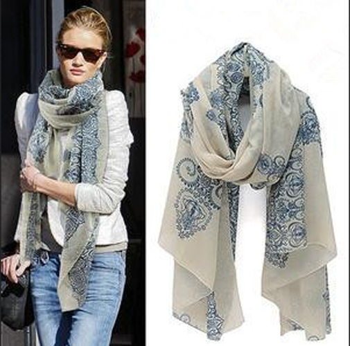 2015 150 35CM High quality Blue and White Porcelain Style Thin Section the Silk Floss Women