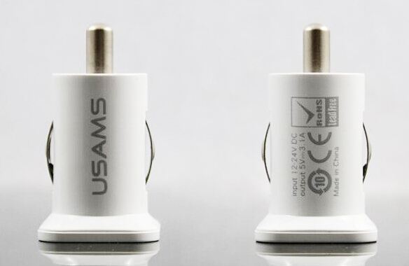 usams dual port usb