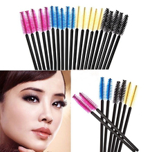 50Pcs Disposable Cosmetic Eyelash Brush Makeup Tool Mascara Wands Applicato Chic Design