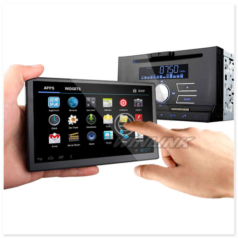 2 Din Android 4.0    DVD + GPS + 3 G + wi-fi + Bluetooth +  1       + 
