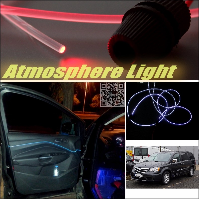 Car Atmosphere Light Fiber Optic Band For Chrysler For Lancia Voyager Interior Refit No Dizzling Cab Inside DIY Air light