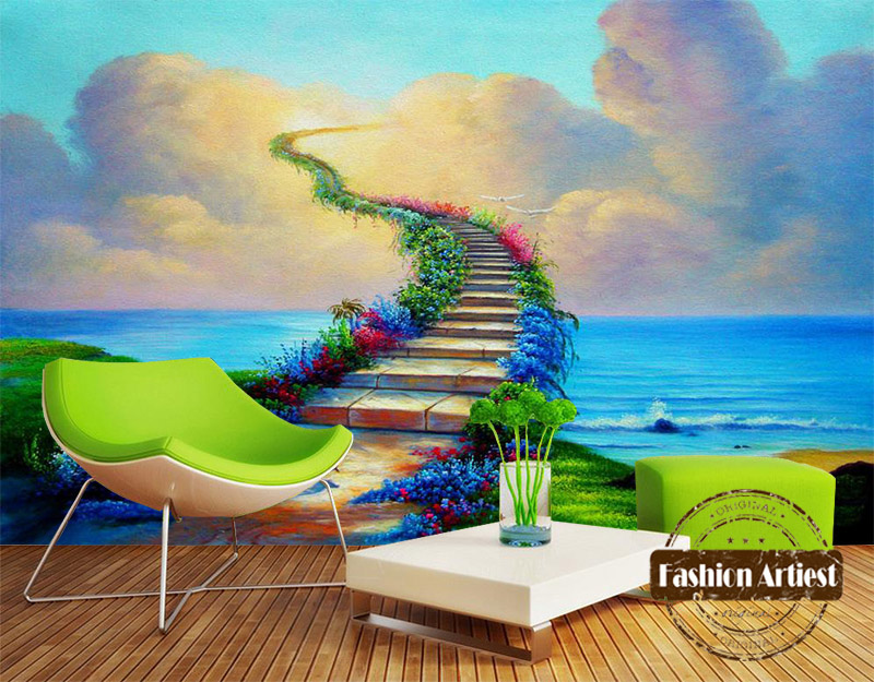 Promoción de Flor De Papel Tapiz Mural - Compra Flor De Papel Tapiz