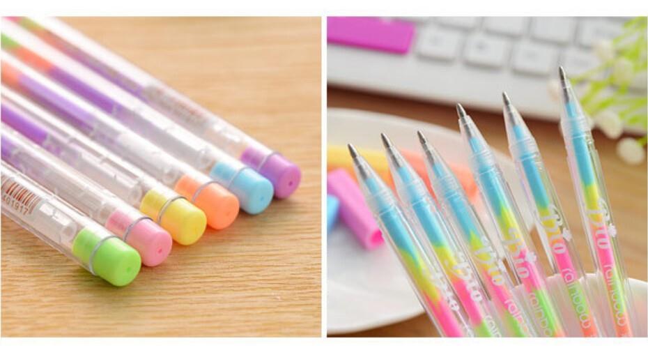 Wholesale 3PCS Water Color Chalk Paint Gel Pen for Diary Decoration Scrapbooking 