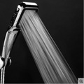 300 hole Pressurized Water Saving Shower Head ABS With Chrome Plated Bathroom Hand Shower Water Booster