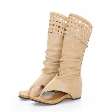 Women Roman Gladiator Sandals Knee High Boots Sandal FLAT Thong SANDAL ... Women Roman Gladiator Sandals Knee High Boots Sandal FLAT Thong SANDAL ...