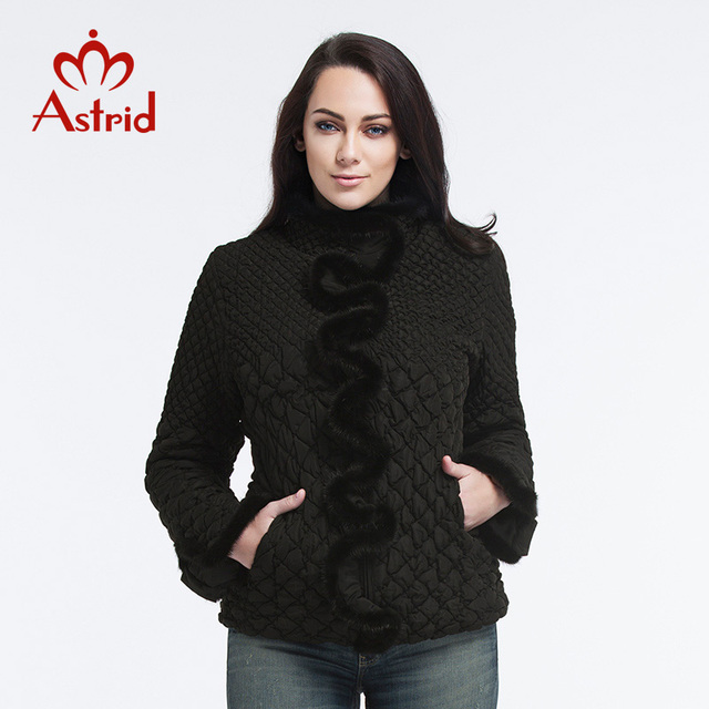 2016 Astrid New Fashion Women Jacket High Quality Elastic Tops Leisure Winter Mink Coat Women Plus Size XL-6XL AM-8828
