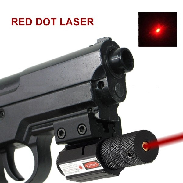 Powerful Tactical Red Dot Laser Sight Aluminum Laser Sight Scope Set