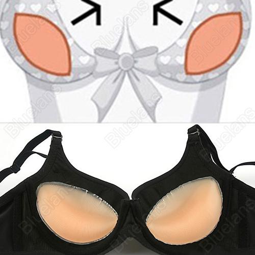 Women s Silicone Gel Bra Inserts Pads Breast Enhancer Push Up Padded Bra Underwear 3 Types