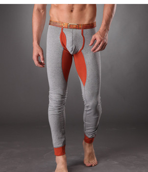 2015 новых людей хлопка тела лонг джон брюки высокое качество тепловой кальсоны теплые кальсоны для мужчин CUA11 осень мода длинный джон