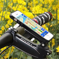 180 Degree Aluminum Alloy Bicycle Handlebar Clip Stand Mount Bracket Mountain Bike Holder for iPhone 7Plus