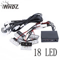 Amber White 18 LED 54 LED Emergency Vehicle Strobe Flash Lights for Front Grille Deck or