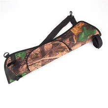 Brand New New Arrival Camo Archery Hunting Bow ARROW BACK SIDE QUIVER Holder Bag Zipper