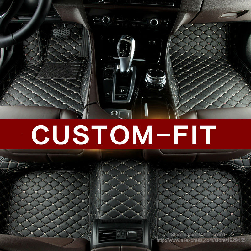 Custom fit car floor mats for Porsche Cayenne SUV 911 Cayman Macan Panamera 3D car styling