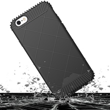 New Candy Color Plaid Soft TPU Silicon Rugged Back Case Cover for iPhone 6 6plus 6S Plus 5/5S/SE Shockproof Protective Cover Bag