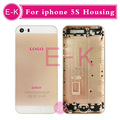 10Pcs Lot AAA high quality for iphone 5S Rose Gold Black Gold Silver back housing battery