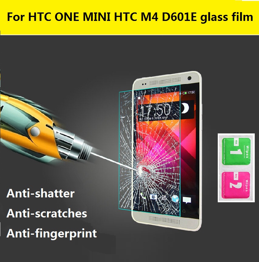 0 33mm 2 5D D610E Premium Tempered Glass films for HTC ONE MINI HTC M4 D601E