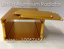 10 pcsAluminum Box Adapter housing Aluminum qualifying 76 46 100 Split aluminum Car shell dedicated