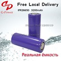 2 pcs lot 3 2V 3200mah 26650 Rechargeable Battery IFR26650 Fast Shipping