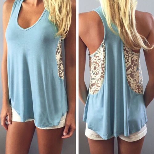 Fashion-Women-Summer-Vest-Top-Sleeveless-Blouse-Casual-Tank-Tops-Lace-T-Shirt