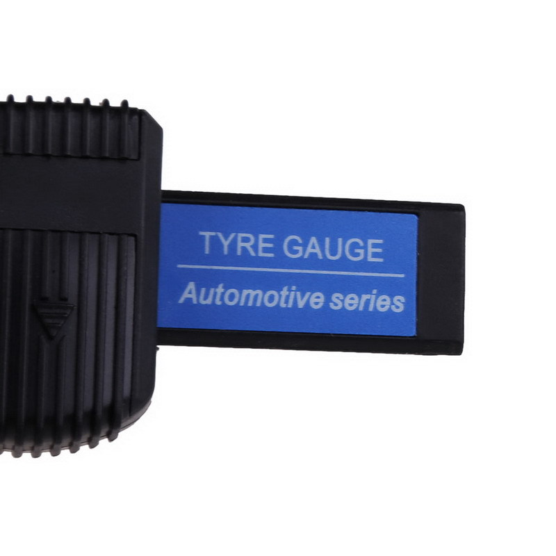 New Car Tyre Digital Tread Brake Pad Shoe Gauge Depth Tester Guage Black H1E1