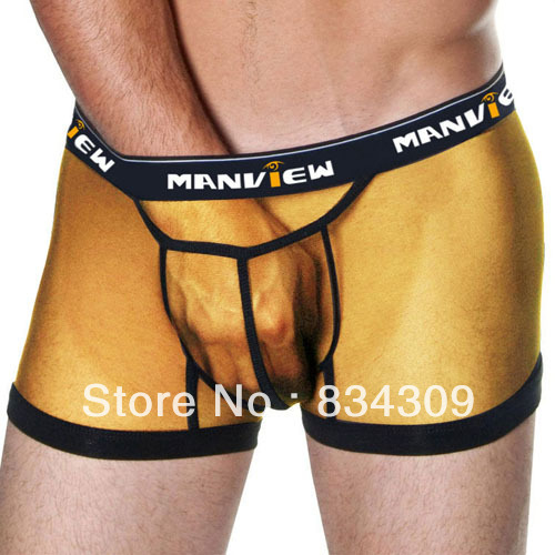 2015 New Hot Sexy Mens See through Mesh Underwear Short Boxers Lingerie Men s Men Transparent