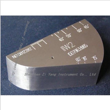 Ultrasonic flaw detector use V-2 (IIW2) test piece horn / ultrasonic test block / standard test block