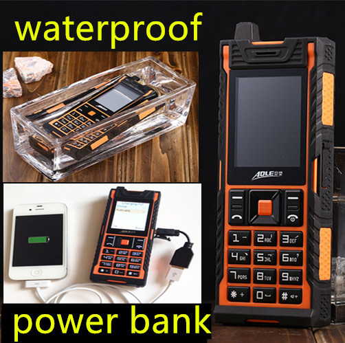 Original IP67 Real Waterproof Shockproof Dustproof Mobile Phone Power Bank Long Standby Outdoor Army Cell Phone