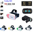 3D VR BoxII multicolor Headset Glasses Virtual Reality Mobile Phone 3D Movies for all smart phone