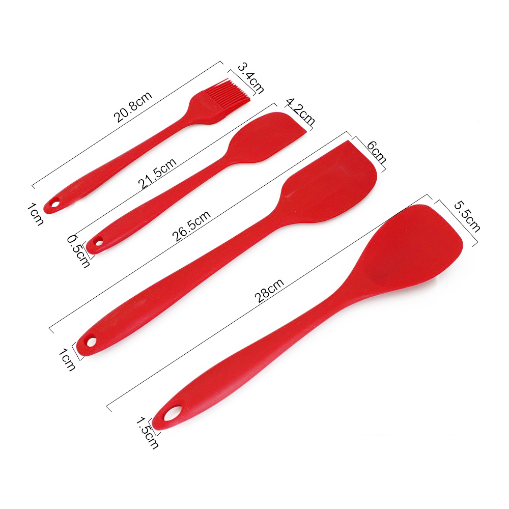 Description Picture 6 of itemLeeseph Silicone Spatula Turner, Slotted spoon, Ladle, Spoon, Spoon Spatula, Spooula, Basting brush Silicone Kitchenware 1 pcs